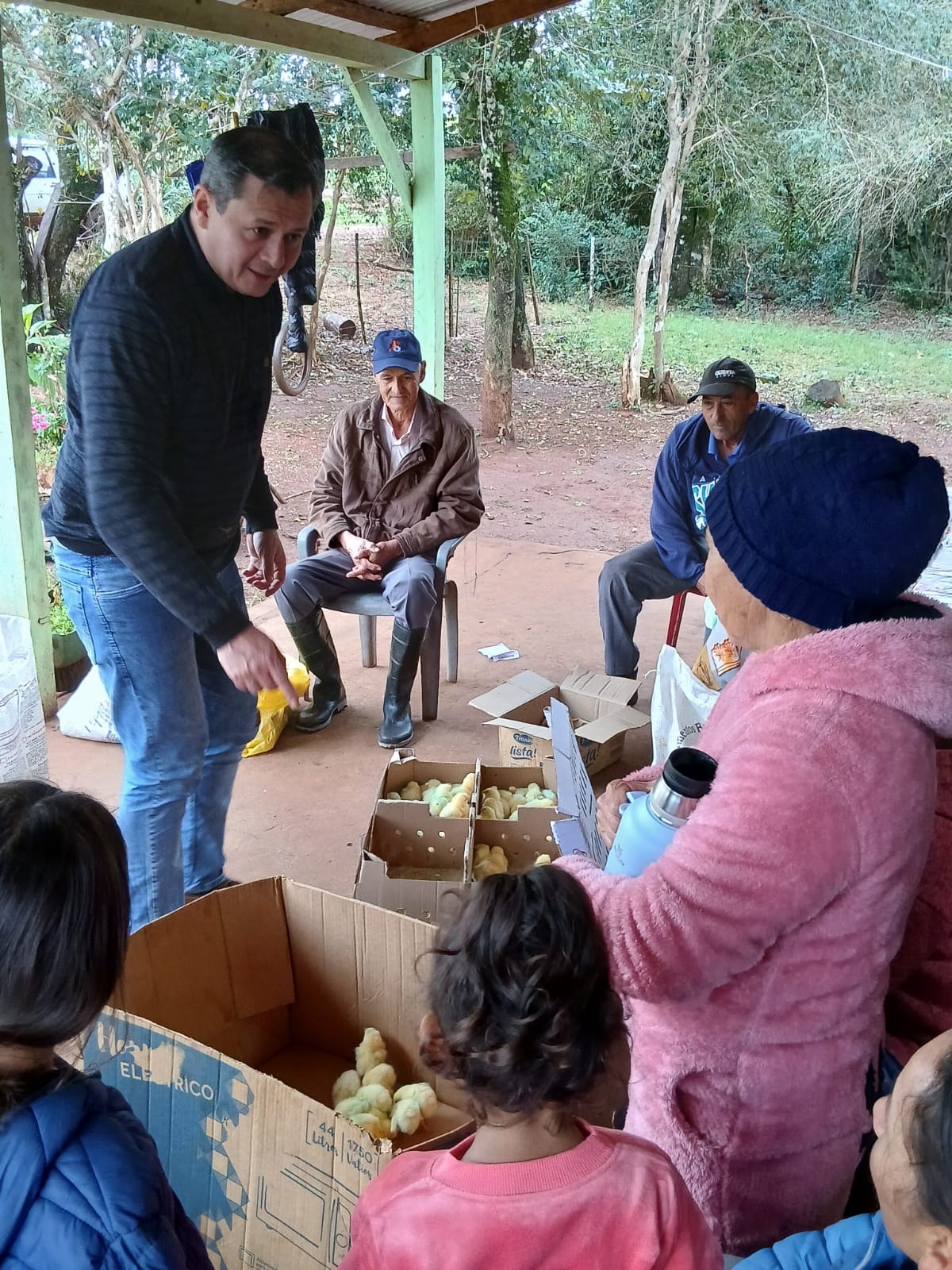 Trabajo comunitario en Fram